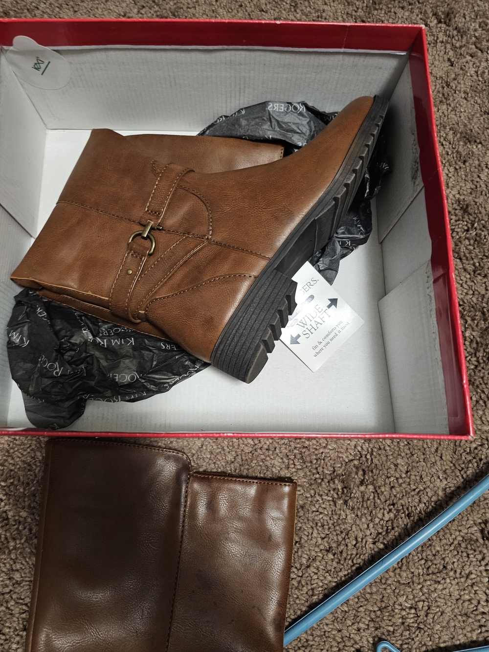 Kim Rogers Women's Brown Over-The-Knee Boots